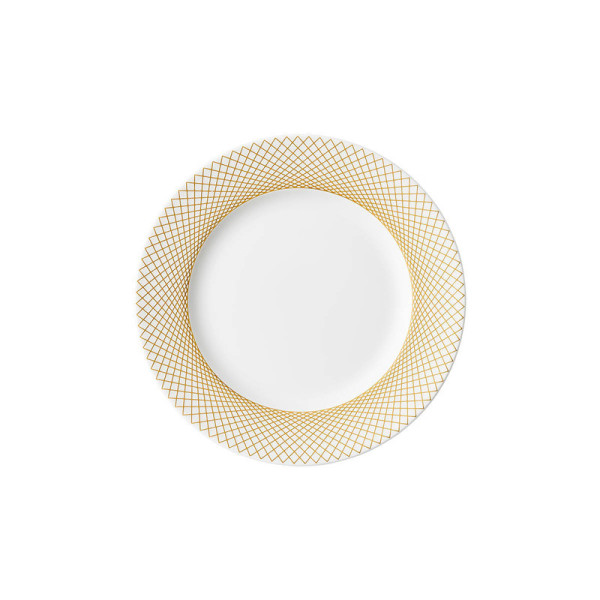 6 assiettes DEGRENNE Graphique Classique doré - 7 tailles