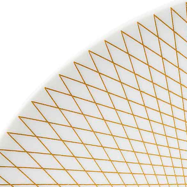 6 assiettes DEGRENNE Graphique Classique doré - 7 tailles