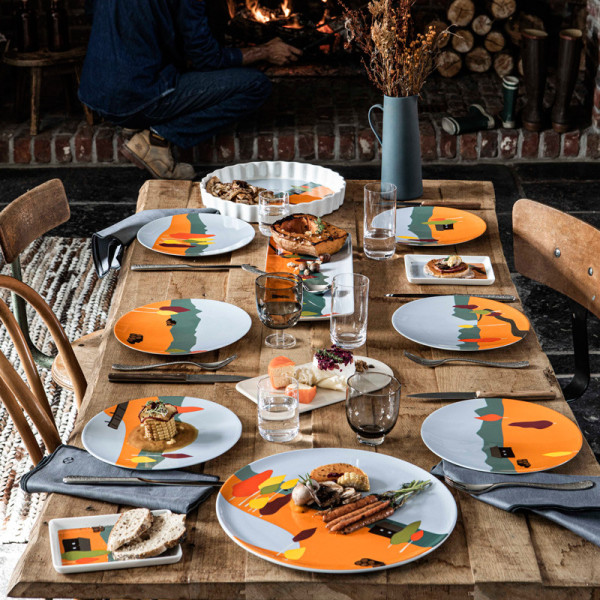 Plats DEGRENNE Destination forêt en porcelaine - 3 tailles