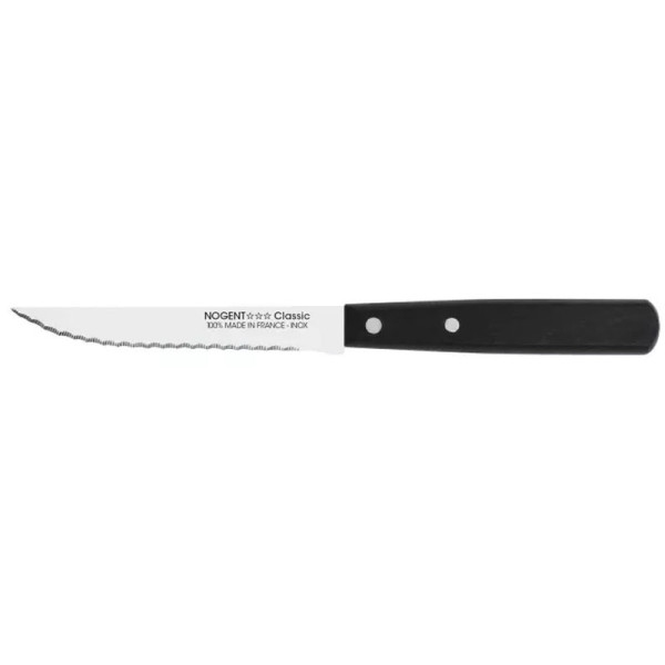 Couteau à steak NOGENT manche bois - 5 finitions