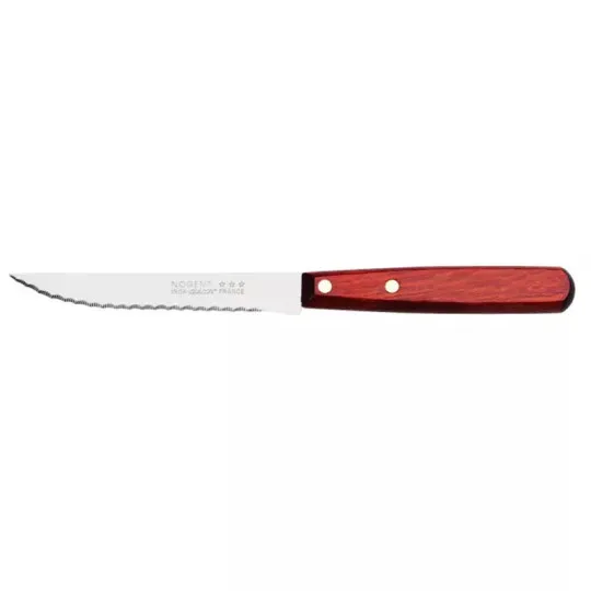 Couteau à steak NOGENT manche bois - 4 finitions