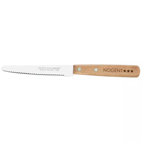 Couteau de table NOGENT manche bois - 3 finitions