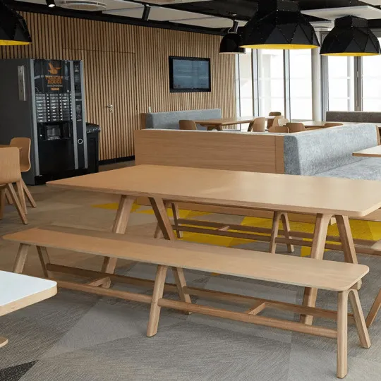 Banc Chevron Dasras bois chêne - 9 finitions 3 tailles