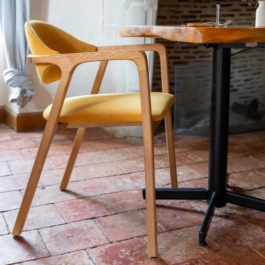 Chaise Eden Dasras bois chêne noyer ou frêne - 19 finitions