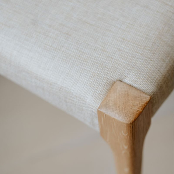 Chaise Zélie Dasras bois frêne et tissu - 9 finitions