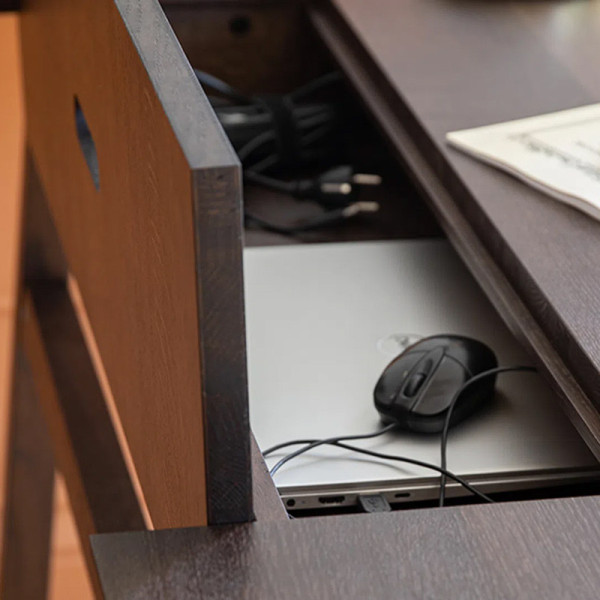 Bureau Ecola Dasras bois chêne - 9 finitions 4 dimensions