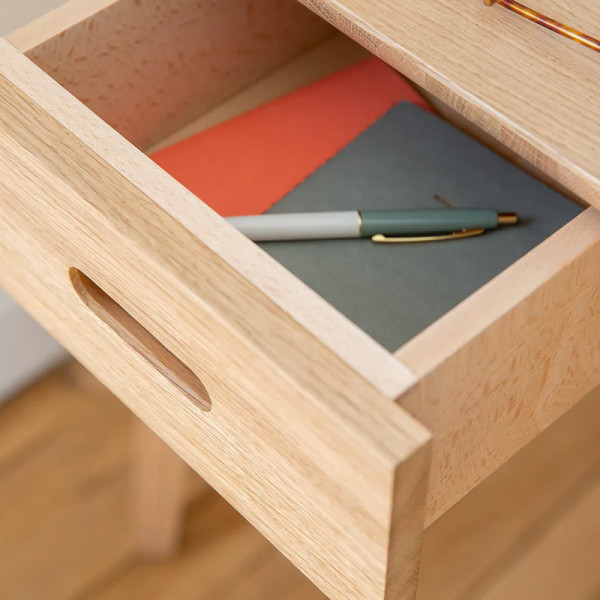 Bureau Snack Dasras bois chêne ou noyer - 10 finitions 2 dimensions