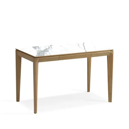 Bureau Buzz Dasras céramique bois chêne ou noyer - 10 finitions 2 dimensions