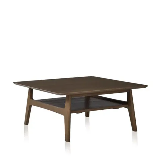 Table basse H Dasras bois chêne ou noyer - 10 finitions 4 tailles