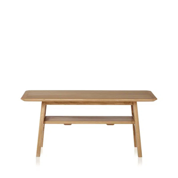 Table basse H Dasras bois chêne ou noyer - 10 finitions 4 tailles