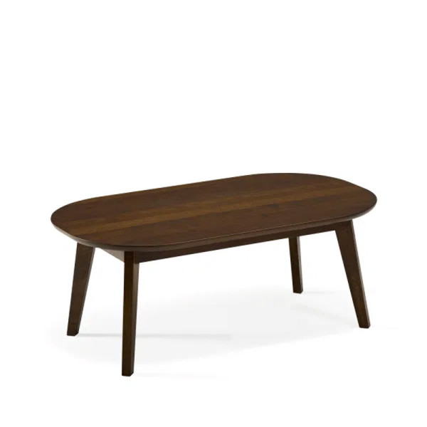 Table basse rectangulaire Snack Dasras bois chêne ou noyer - 10 finitions 2 tailles