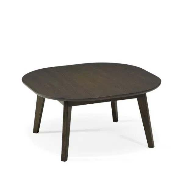 Table basse carrée Snack Dasras bois chêne ou noyer - 10 finitions 3 tailles