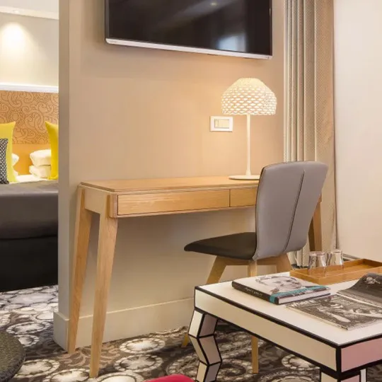 Console fixe Liseré Dasras bois chêne ou noyer - 10 finitions 2 tailles