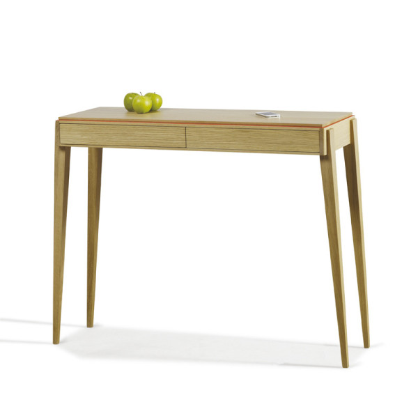 Console fixe Liseré Dasras bois chêne ou noyer - 10 finitions 2 tailles