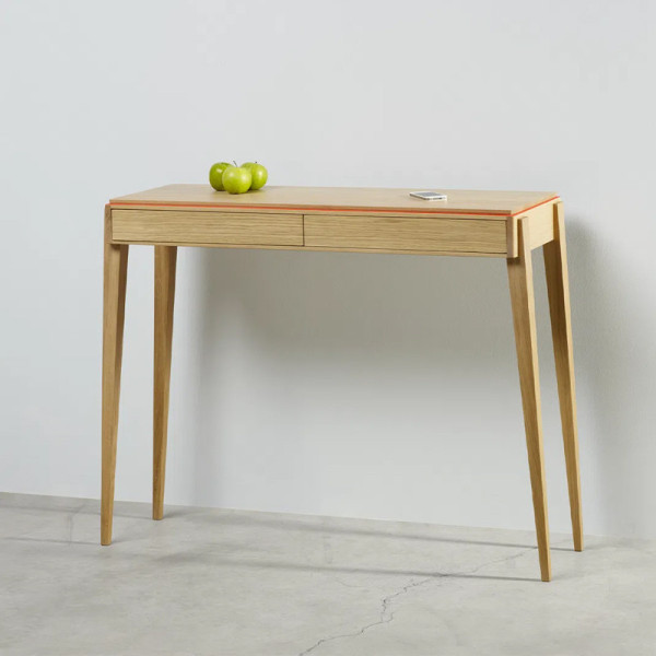 Console fixe Liseré Dasras bois chêne ou noyer - 10 finitions 2 tailles