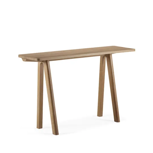 Console fixe Chevron Dasras bois chêne ou noyer - 10 finitions 3 tailles