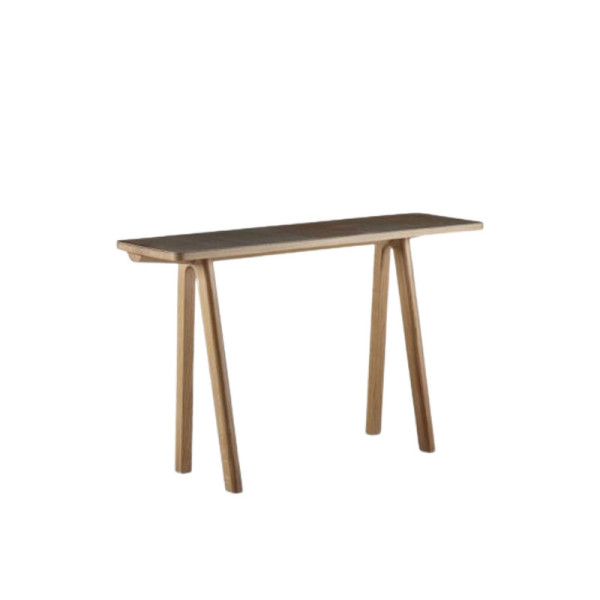 Console fixe Chevron Dasras céramique bois chêne ou noyer - 10 finitions 3 tailles