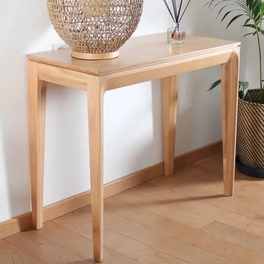 Console fixe Buzz Dasras bois chêne ou noyer - 10 finitions 3 tailles