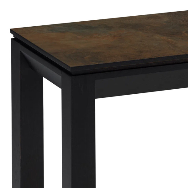 Console fixe Clarté Dasras céramique bois chêne ou noyer - 10 finitions 4 tailles