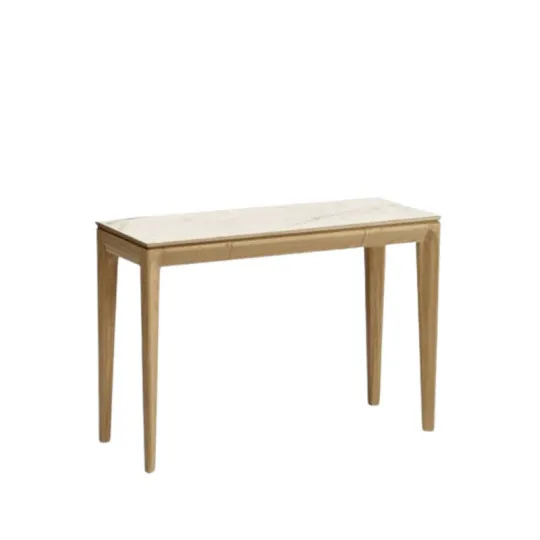 Console extensible Buzz Dasras céramique bois chêne ou noyer - 10 finitions 4 tailles