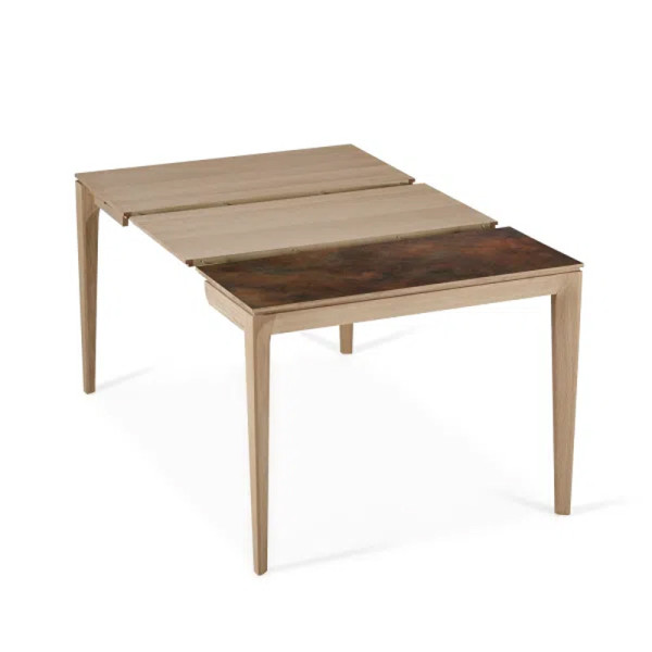 Console extensible Buzz Dasras céramique bois chêne ou noyer - 10 finitions 4 tailles