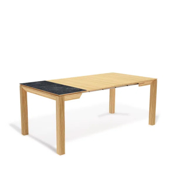Console extensible Clarté Dasras céramique bois chêne ou noyer - 10 finitions 4 tailles