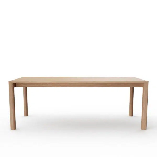 Table à manger fixe Rives Dasras bois chêne ou noyer - 10 finitions 4 tailles