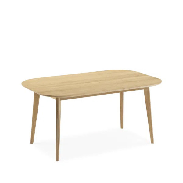 Table à manger fixe Snack Dasras bois chêne ou noyer - 10 finitions 21 tailles
