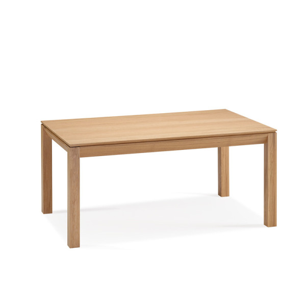 Table à manger fixe Clarté Dasras bois chêne ou noyer - 10 finitions 21 tailles