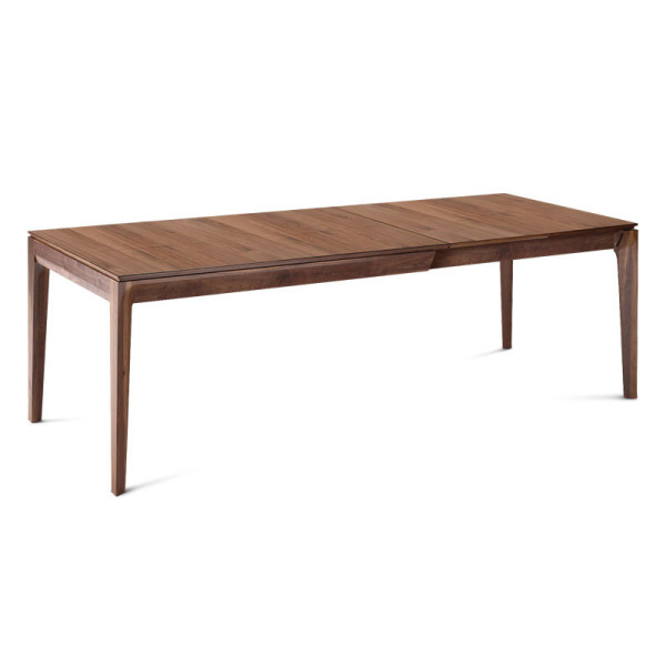 Table à manger extensible Buzz Dasras bois chêne ou noyer - 10 finitions 12 tailles