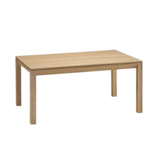 Table à manger extensible Clarté Dasras bois chêne ou noyer - 10 finitions 12 tailles