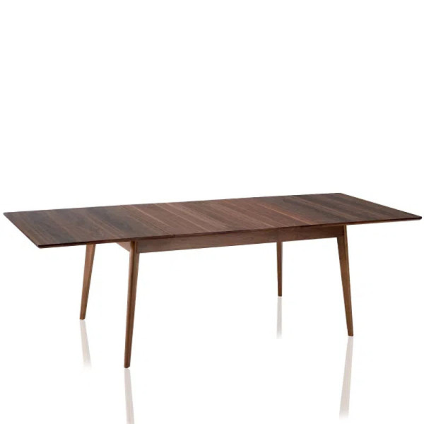 Table à manger extensible Paul Dasras bois chêne ou noyer - 10 finitions 12 tailles