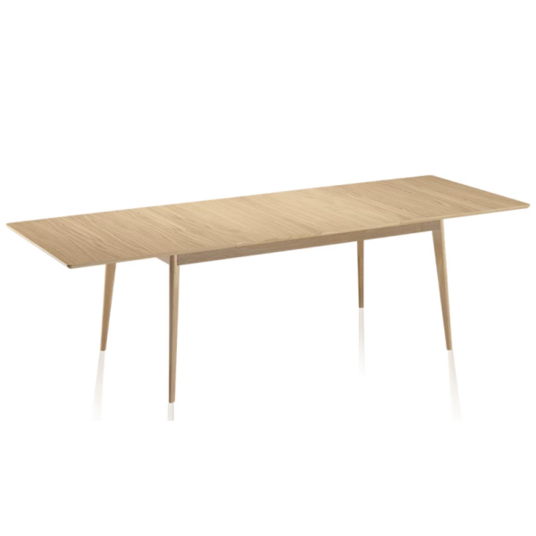 Table à manger extensible Paul Dasras bois chêne ou noyer - 10 finitions 12 tailles
