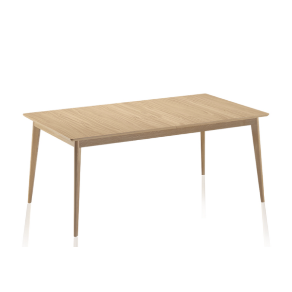 Table à manger extensible Paul Dasras bois chêne ou noyer - 10 finitions 12 tailles