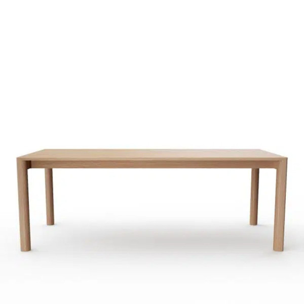 Table à manger extensible Rives Dasras bois chêne ou noyer - 10 finitions 3 tailles