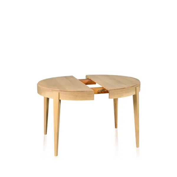 Table à manger extensible Liseré Dasras céramique bois chêne - 9 finitions 3 tailles