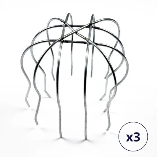 Crapaudine (x3) OISIPIC pour gouttière anti-intrusion