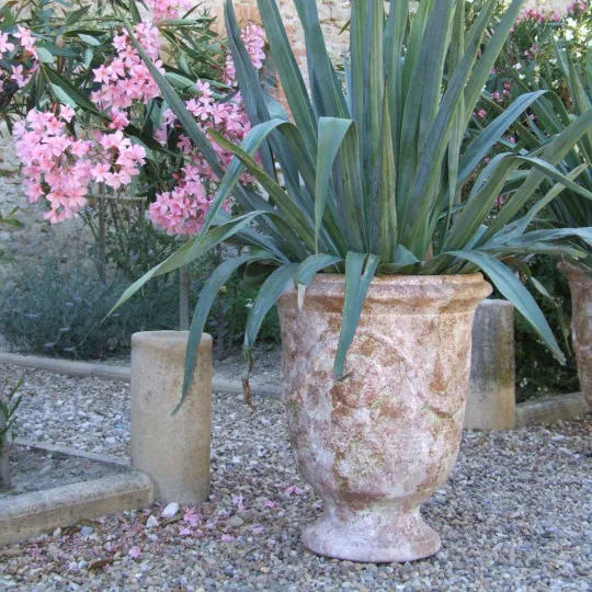 Vase d'Anduze TERRE FIGUIERE Patiné vieilli poterie - 4 tailles