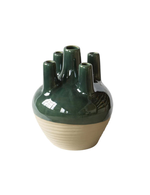 Pique fleurs en grès Digoin - 2 coloris