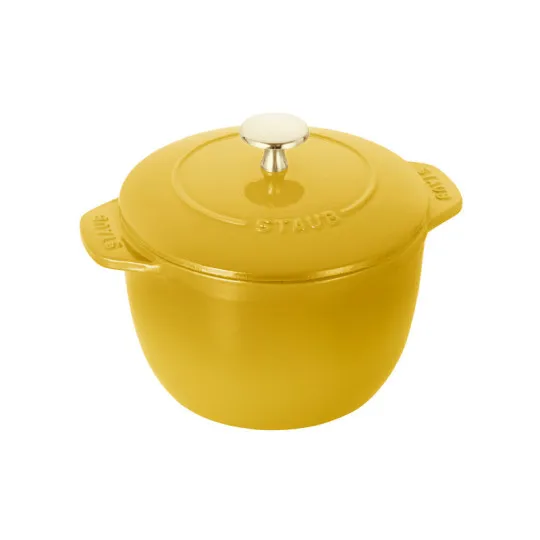 Cocotte à riz Gohan STAUB en fonte - Citron 16cm