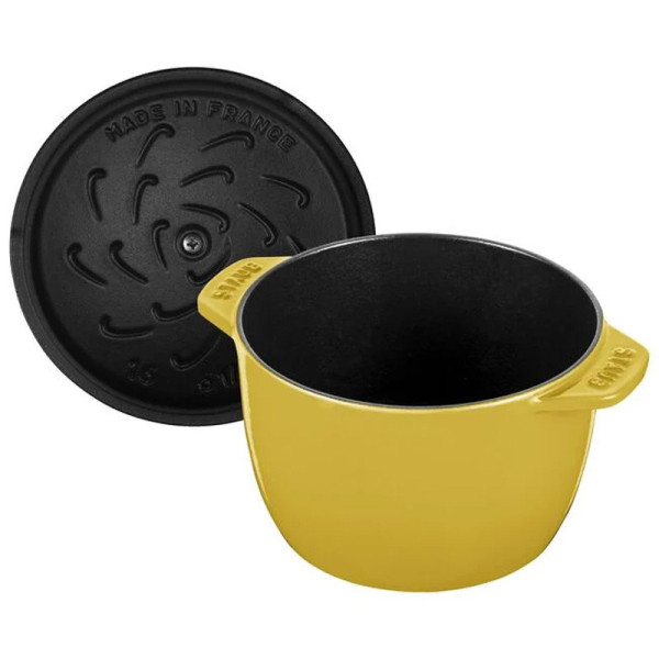 Cocotte à riz Gohan STAUB en fonte - Citron 16cm