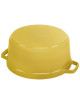 Cocotte en fonte Staub ronde Citron - 3 diamètres