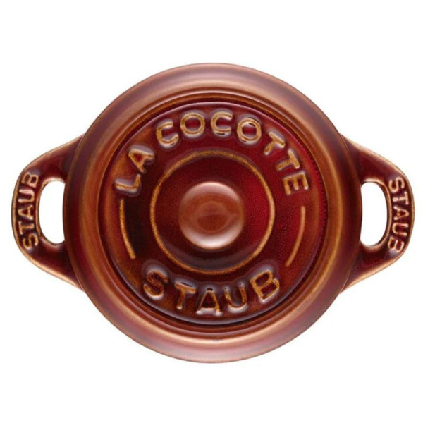 Mini cocotte ronde Staub en céramique 10cm - 7 coloris