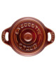 Mini cocotte ronde Staub en céramique 10cm - 7 coloris