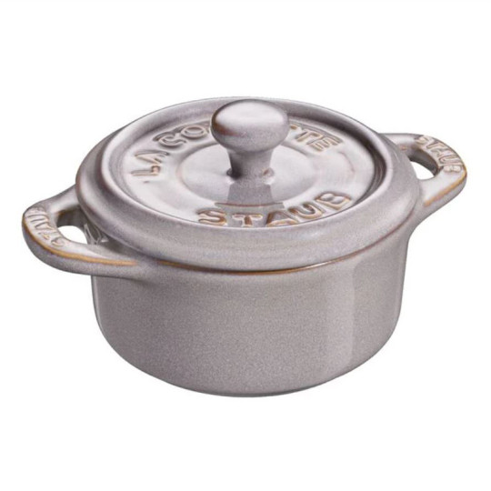 Mini cocotte ronde Staub en céramique 10cm - 5 coloris