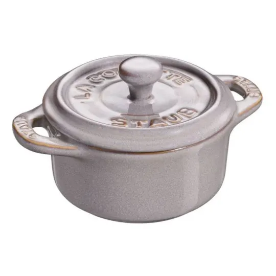 Mini cocotte ronde STAUB en céramique 10cm - 3 coloris