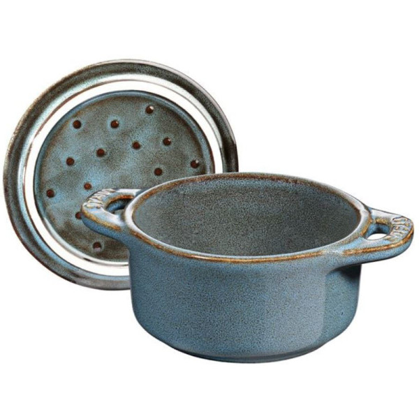 Mini cocotte ronde Staub en céramique 10cm - 4 coloris
