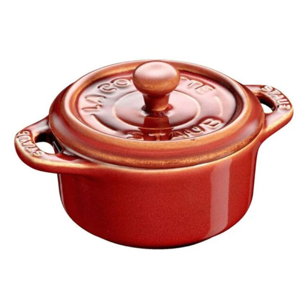 Mini cocotte ronde Staub en céramique 10cm - 7 coloris