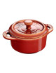 Mini cocotte ronde Staub en céramique 10cm - 7 coloris
