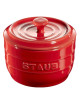 Pot à sel Staub en céramique rouge cerise